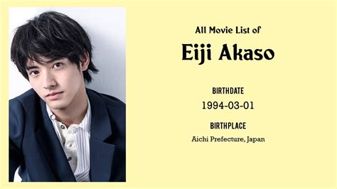 Eiji Akaso Movies List Eiji Akaso Filmography Of Eiji Akaso Youtube