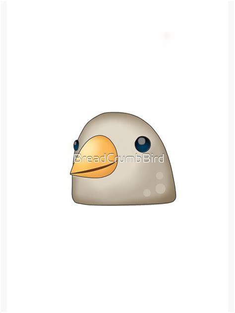 "Bird Emoji Whatsapp" Sticker by BreadCrumbBird | Redbubble