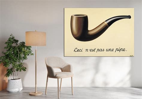 Rene Magritte The Treachery Of Images Rene Poster Ceci Nest Pas Une