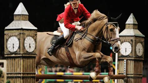 London International Horse Show Equestrian Puissance Live Bbc Sport