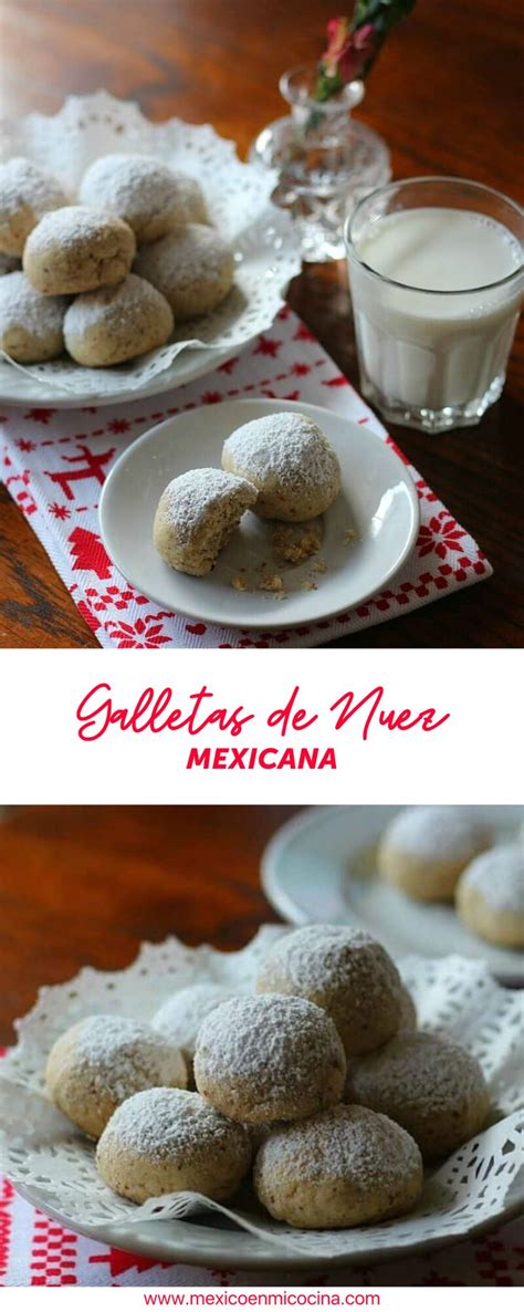 Galletas De Nuez Bolitas De Nuez O Besitos De Nuez Receta Galletas