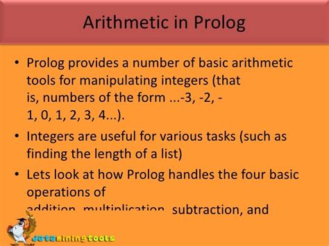 Prolog Arithmetic Operations In Prolog