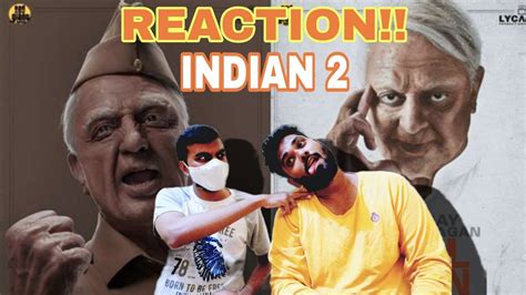 Indian 2 An Intro REACTION Kamal Haasan Shankar Anirudh