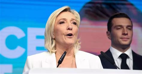 Législatives Elections législatives en France Marine Le Pen annonce