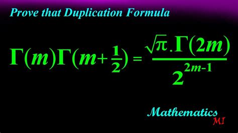 Duplication Formula Beta And Gamma Function Properties Of Beta And