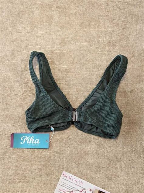 L 14 Piha By Moontide Bikini Tops Ring Front Bralette Swim Tops Beach