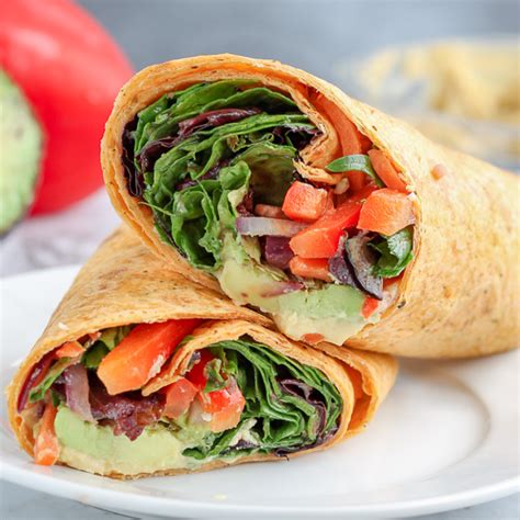 Hummus Veggie Wraps Recipe Sugar Spices Life