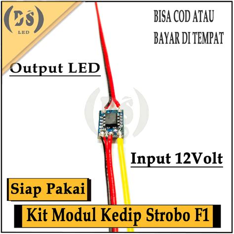 Jual Kit Modul Strobe F Siap Pakai Modul Pengedip Led Siap Pakai