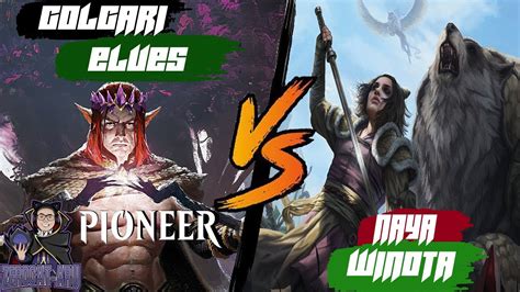 Golgari Elves Vs Naya Winota Mtg Pioneer Youtube