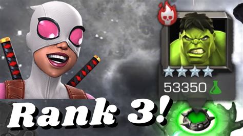 Rank 3 Gwenpool Vs Rol Hulk Marvel Contest Of Champions Youtube