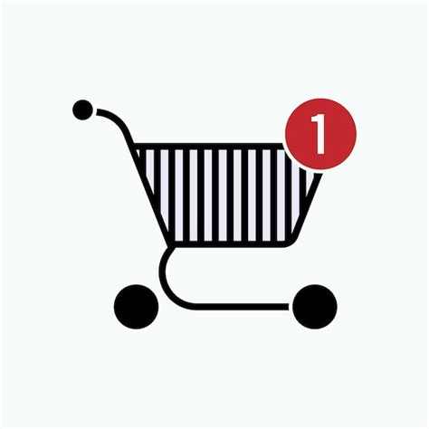 Trolley Einkaufswagen Symbol Kauf Kauf Symbol Vektor Premium Vektor