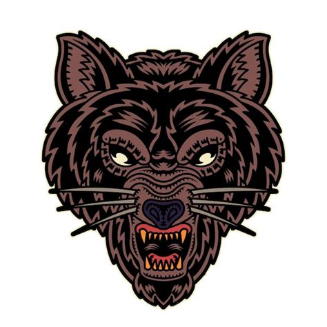 Premium Vector Wolf Head Illustration