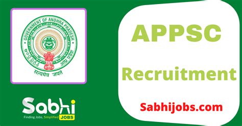 Appsc Jobs Notification Apply Online For Lecturers Vacancies