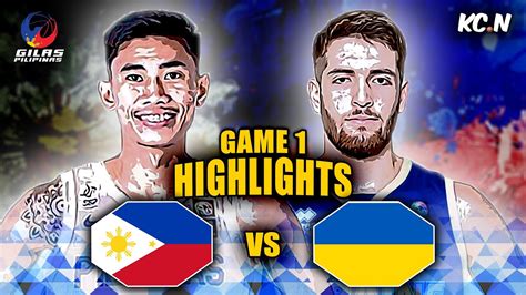 Gilas Pilipinas Vs Ukraine Highlights FIBA World Cup 2023 Tune Up