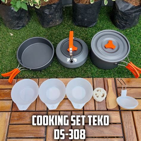 Jual Cooking Set Teko Nesting Dengan Teko Ceret Ds Ds Ds