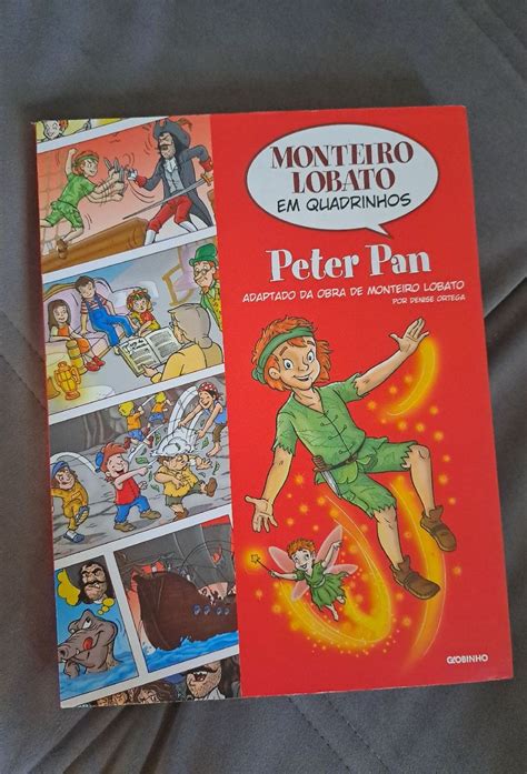 Monteiro Lobato Em Quadrinhos Peter Pan Livro Nunca Usado