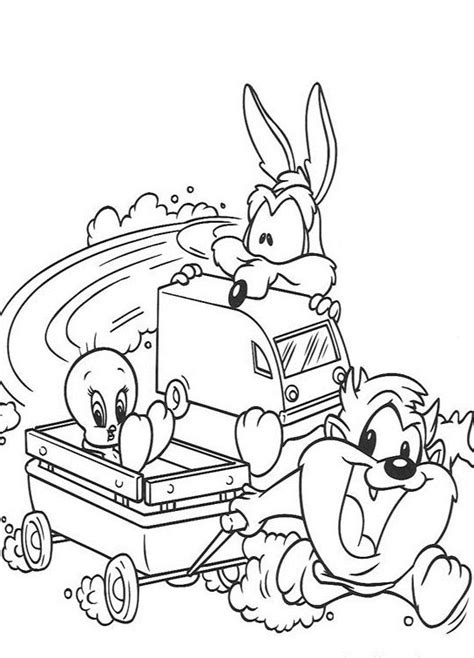 Baby looney tunes Coloring Pages - Coloringpages1001.com