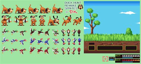 Fileduck Hunt Nes Sprite Sheet Updatedpng Thealmightyguru