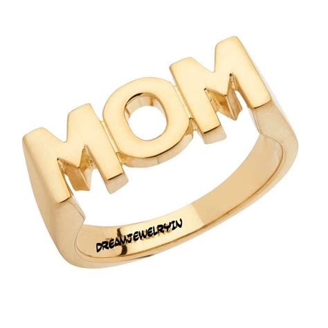 Mom Dad Ring Mom Ring Dad Ring Gift For Mom Gift For Dad Etsy