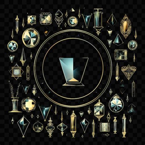 premium psd  circle   items   word