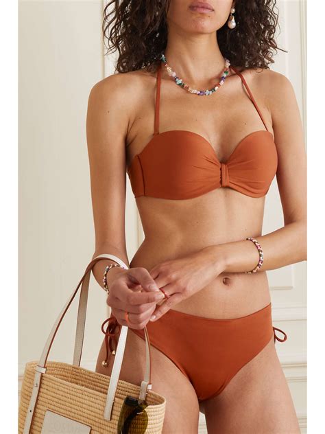 MAX MARA Asia Halterneck Bikini Top NET A PORTER