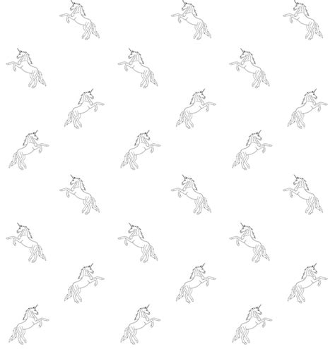 Premium Vector Seamless Pattern Of Hand Drawn Unicorn