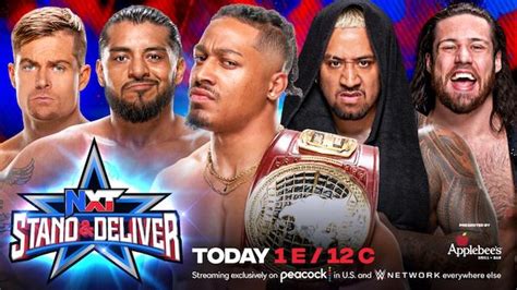 Final WWE NXT Stand Deliver Betting Odds NXT NA Title Ladder Match