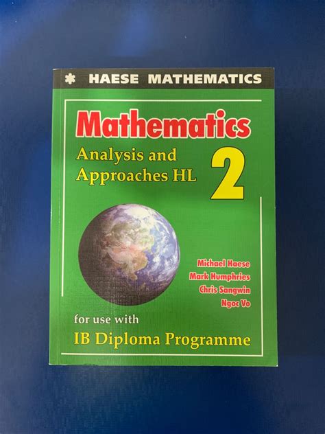 IB Math AA HL Textbook Hobbies Toys Books Magazines Textbooks On