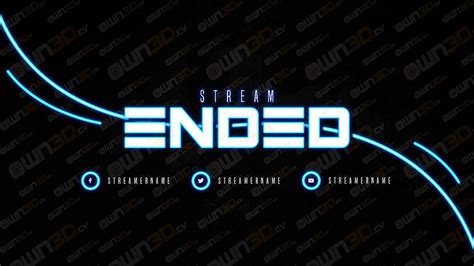 Animated Stream Intermission Bannerset Neon Neon Twitch Hd Wallpaper