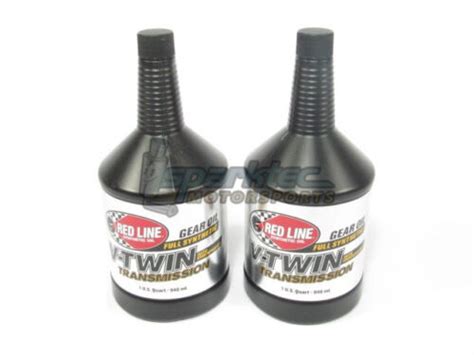 Red Line Synthetic V Twin Transmission Gear Oil Motorcycle Quart