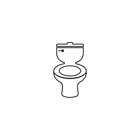 Toilet Icon Vector Illustration Template Design Vector Art At