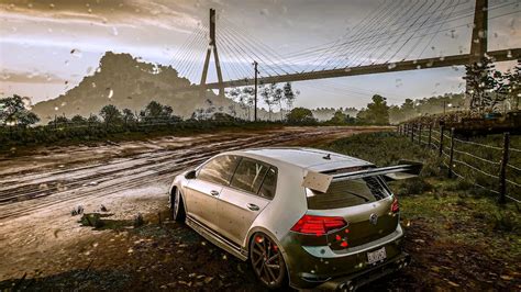 Forza Forza Horizon 5 Forza Horizon Volkswagen Golf Video Game Art