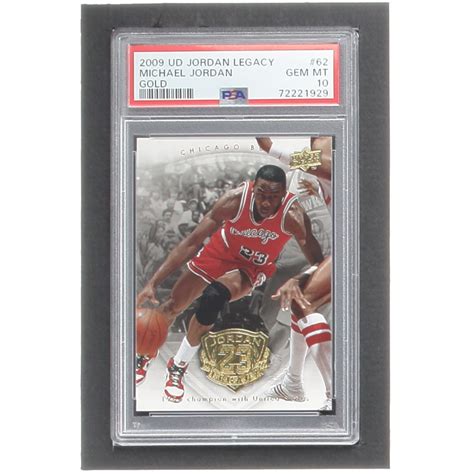 Michael Jordan 2009 10 Upper Deck Michael Jordan Legacy Collection Gold