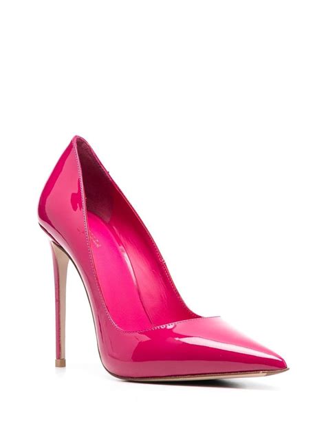 Le Silla Mm Eva Patent Leather Pumps Pink Farfetch