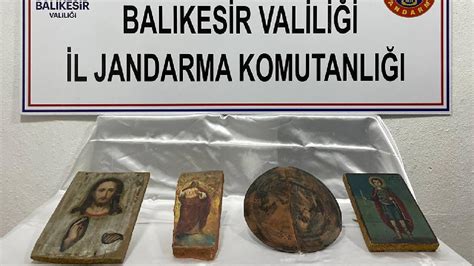 Balıkesir de tarihi eser operasyonunda 1 kişi yakalandı Son Dakika