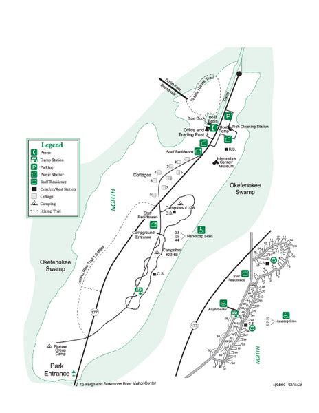 Stephen C Foster State Park Map - Stephen C Foster State Park GA • mappery