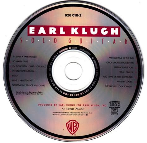 Earl Klugh Solo Guitar CD Album VinylHeaven Your Source For