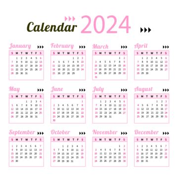 Calendario 2024 Png Imagenes Transparentes Pngtree Themelower