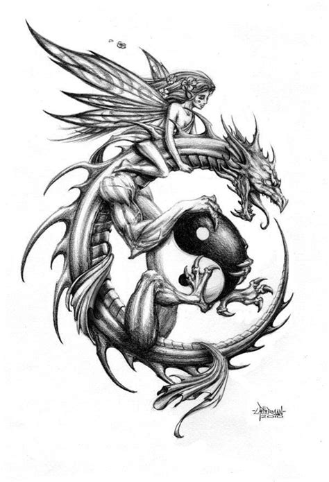 Pin By Serkan Erdem On Dragon Celtic Dragon Tattoos Fairy Tattoo