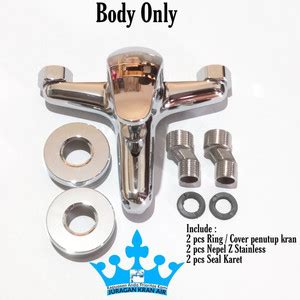 Jual Kran Panas Dingin Keran Mixer Hot Cold Water Heater Shower Mandi Set Body Only Kota