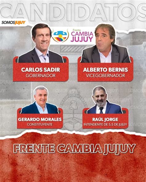 Elecciones En Jujuy Uno A Uno Quiénes Son Los Candidatos Somos Jujuy