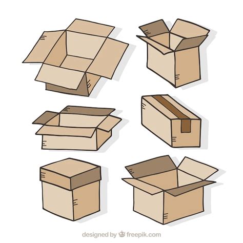 Imágenes De Caja De Carton Dibujo Descarga Gratuita En Freepik