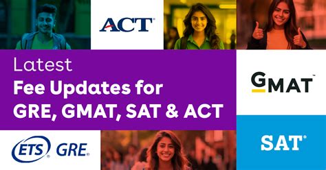 Latest Fee Updates For Gre Gmat Sat And Act