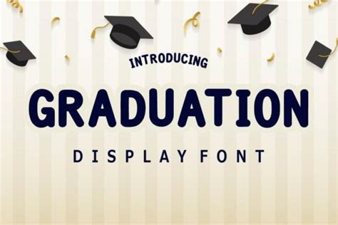 Graduation Font By Infinity Art Studio · Creative Fabrica