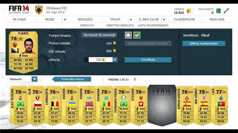 FIFA 14 UT ROAD TO 100 000 CREDITI 1 Fifa 14 Compravendita