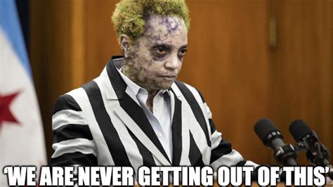 Lori Lightfoot Memes Beetlejuice, Lori Lightfoot Looks Like Beetlejuice ...