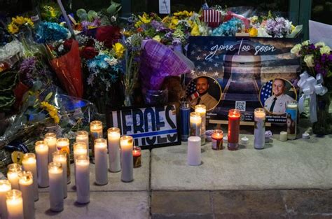 Vigil Salutes Darnell Calhoun Slain Riverside County Sheriff’s Deputy Orange County Register