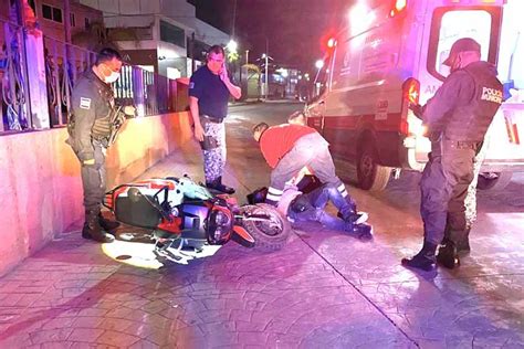 Joven Sufre Fuerte Accidente En Su Motocicleta Grito Informativo