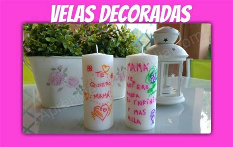 Cómo decorar velas con transfer Manualidades para niños Aprendiendo