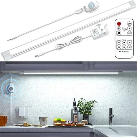 Led Motion Sensor Cabinet Lights Cm Dimmable Under Cupboard Kitchen